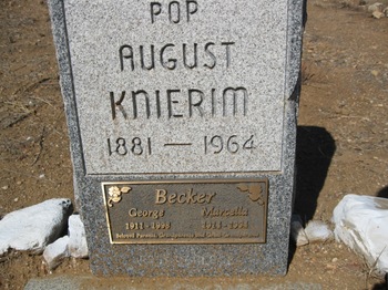 Becker, Marcella Ruth gravesite