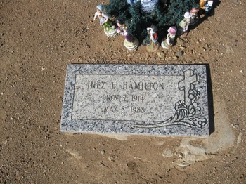 Hamilton, Inez Lucille gravesite