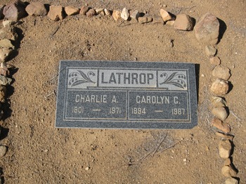 Lathrop, Carolyn Genevieve gravesite