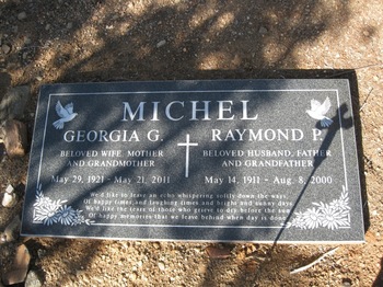 Michel, Georgia G. gravesite