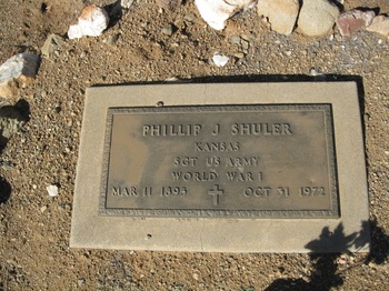 Shuler, Phillip Justice gravesite
