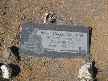 Simonson, Wayne Edward gravesite