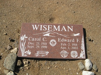 Wiseman, Carol C. gravesite