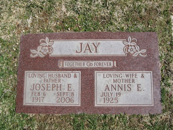 Jay, Annis 'Earlene' gravesite