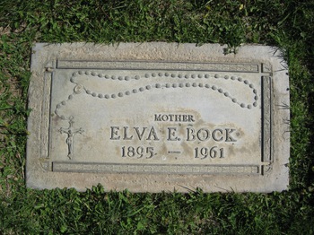 Bock, Elva E. gravesite