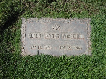 Borschell,   Edson Jaynes gravesite