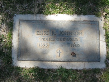Johnson, Elise R. gravesite