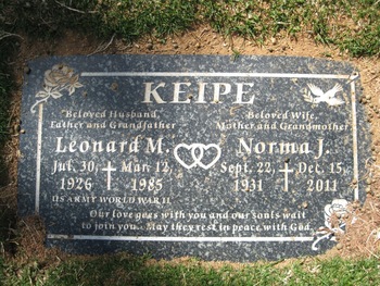Keipe, Leonard Marvin gravesite