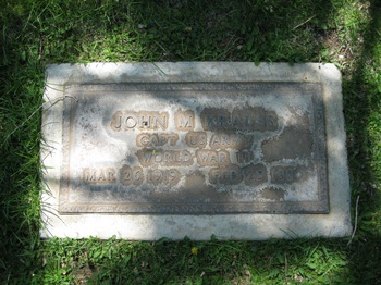 Krauss, John Martin ('Jack') gravesite