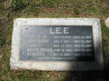 Lee, Rosemary gravesite