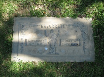 Navarrete, Saturnino Villa gravesite