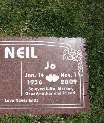 Neil, Josephine gravesite