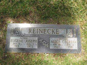 Reinecke, Eugene Joseph gravesite
