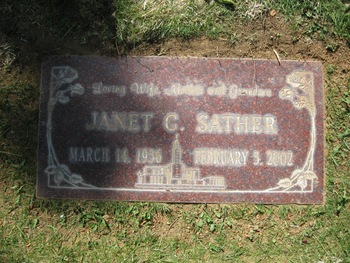 Sather,   Janet Claire gravesite