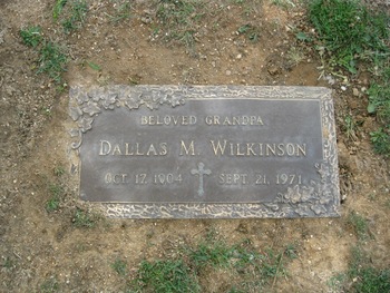Wilkinson,   Dallas Milton gravesite