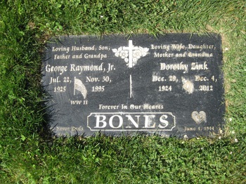Bones, Jr  George Raymond gravesite