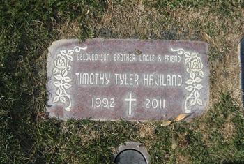 Haviland, Timothy Tyler gravesite