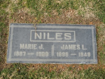 Niles, Marie Josephine gravesite