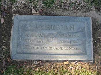 Yaghubian, Hermina gravesite