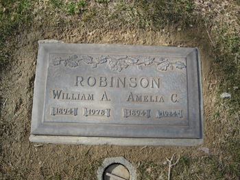 Robinson, Amelia Clara gravesite