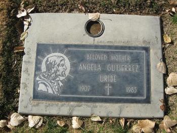 Uribe, Angela gravesite