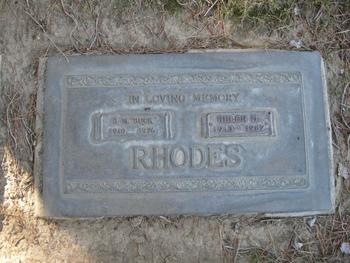 Rhodes, Helen M. gravesite