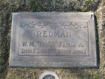 Redman,   Rosa Frieda Ann gravesite