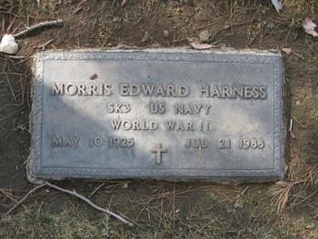 Harness, Morris Edward gravesite
