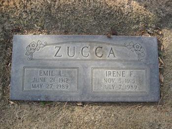 Zucca, Emil Lawrence gravesite