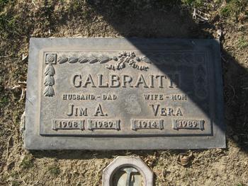 Galbraith, Vera gravesite