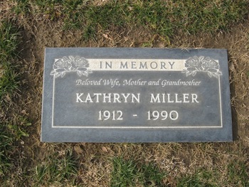 Miller, Kathryn gravesite