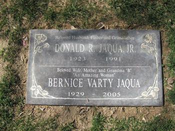 Jaqua, Jr Donald Rex gravesite