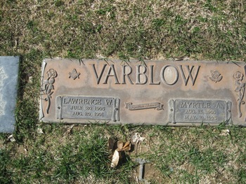 Varblow, Lawrence William gravesite