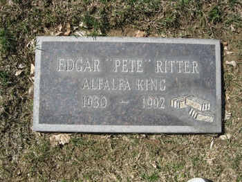 Ritter, Edgar Carl ('Pete') gravesite
