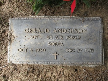 Anderson, Gerald gravesite