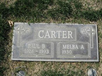 Carter,   Paul Berton gravesite