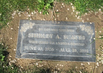 Scates,   Shirley Arlette gravesite