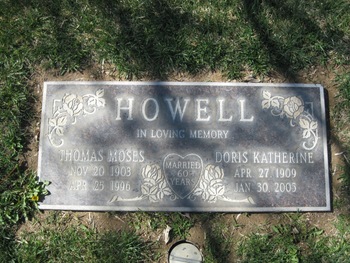 Howell, Thomas Moses gravesite