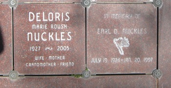 Nuckles, Earl Don gravesite