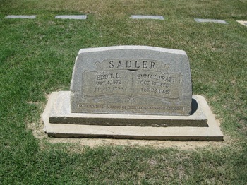 Sadler, Emma Laura gravesite
