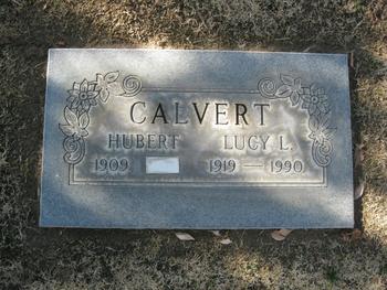 Calvert, Hubert Arnold gravesite