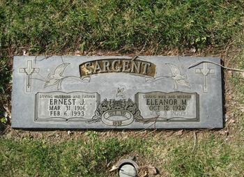 Sargent, Ernest J. gravesite