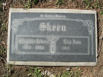 Skeen,   Eva Ann gravesite