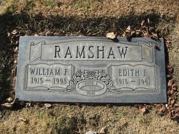 Ramshaw, William F. gravesite