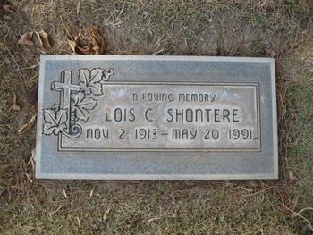 Shontere,   Lois Cecelia gravesite