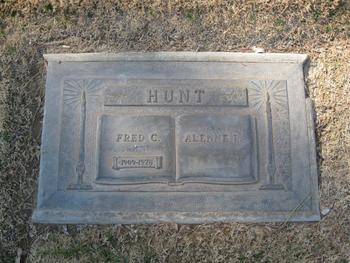 Hunt, Fred Carl gravesite
