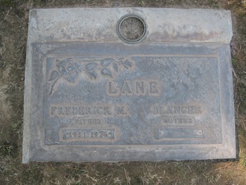 Lane, Blanche gravesite
