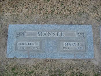 Mansel, Mary I. gravesite