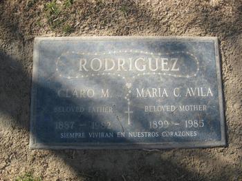 Rodriguez, Maria C. gravesite