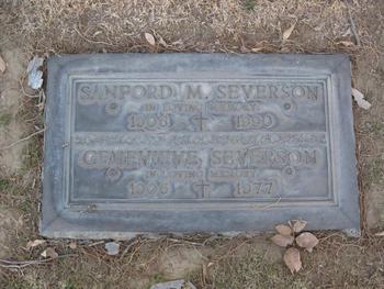 Severson,   Genevieve gravesite